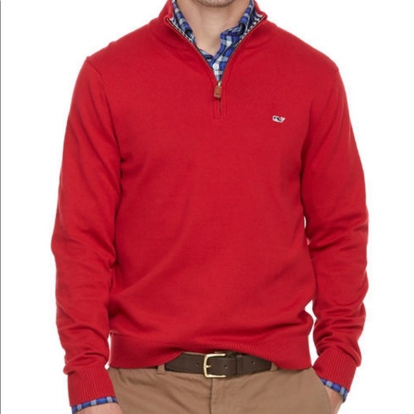 Vineyard Vines Other - Vineyard vines red quarter zip
